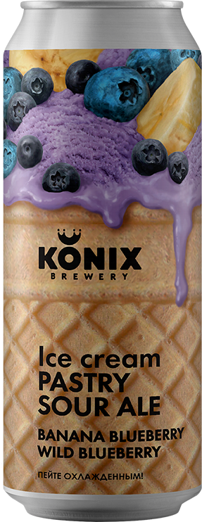 Ice cream Голубика Черника Банан